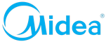 Логотип фирмы Midea в Кропоткине